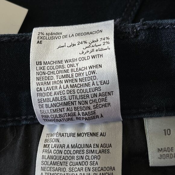 Style & Co SZ 10 Boot Leg Jeans Mid-Rise Dark Wash Stretch 5-Pocket Blue Womens - Picture 10 of 10